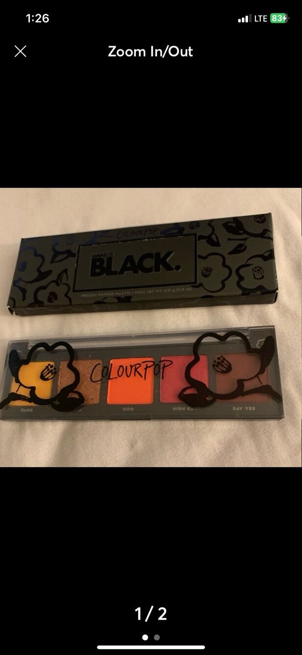 New ColourPop Cosmetics Make it Fearless Pressed Powder Palette